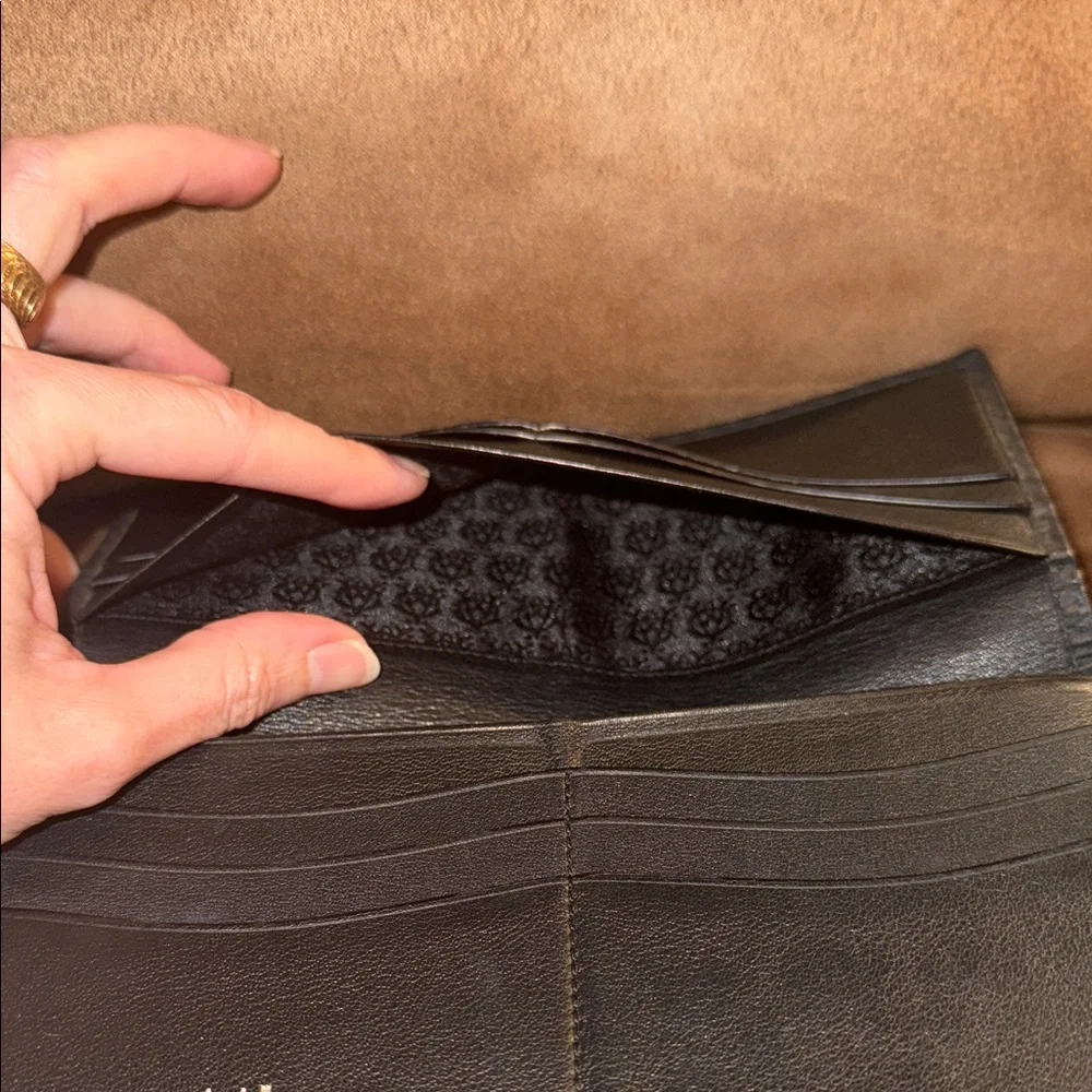Alfred Dunhill Men’s Châssis Leather Long Wallet Good Condition